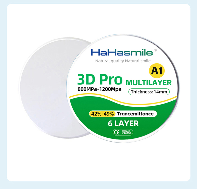 98mm 3D Pro Multilayer Zirconia Block